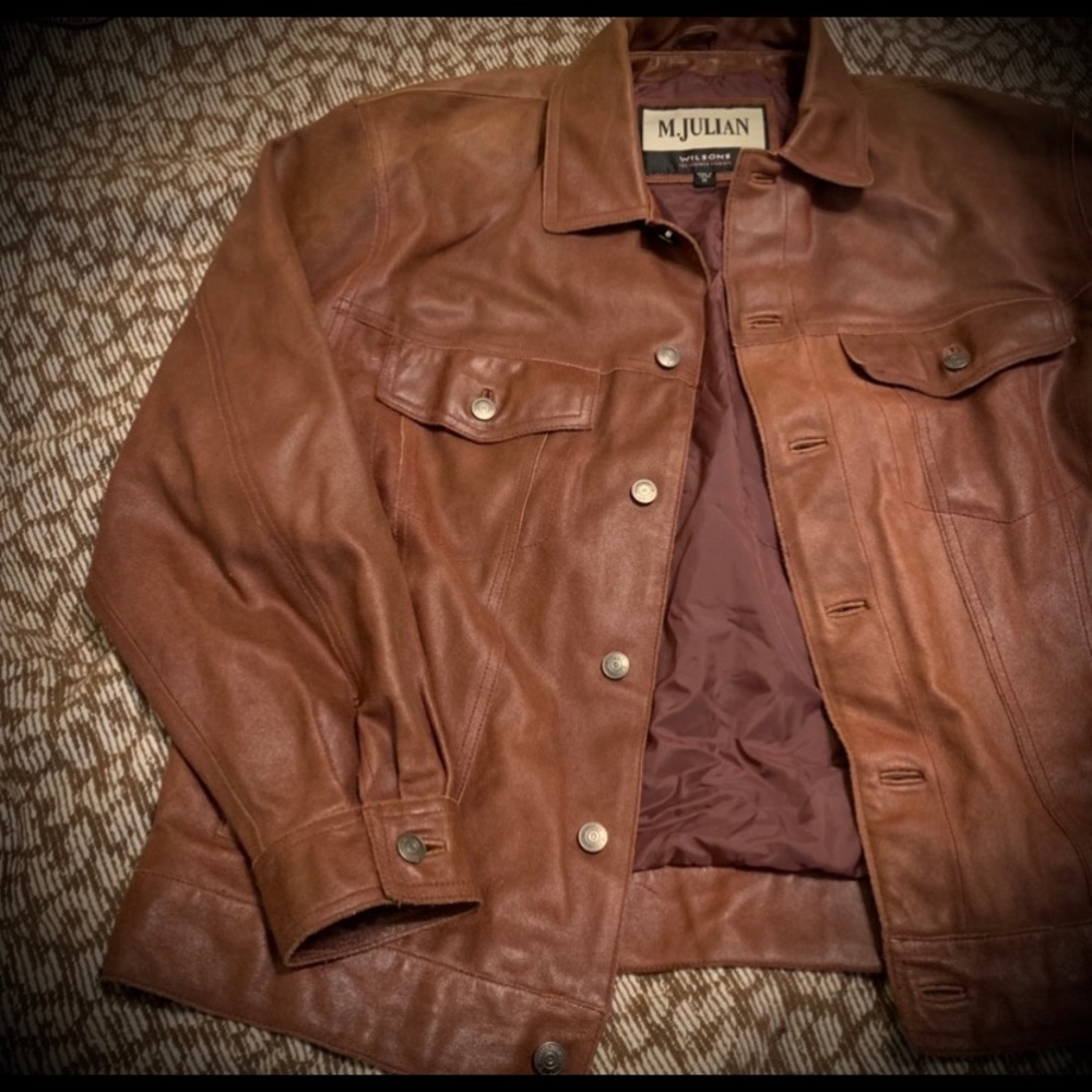 Vintage Brown Bomber Jacket